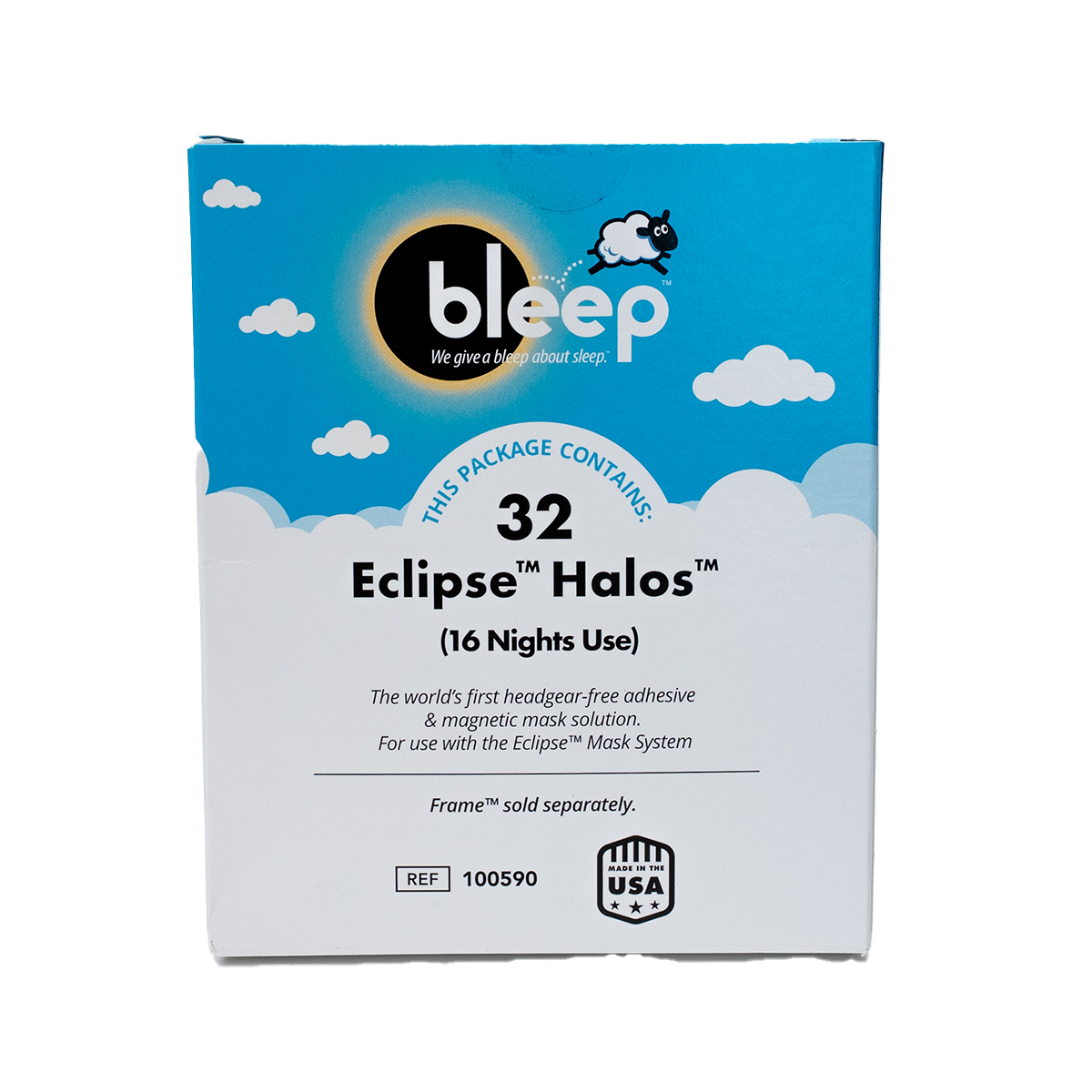 Bleep Halos for Eclipse Mask Frame