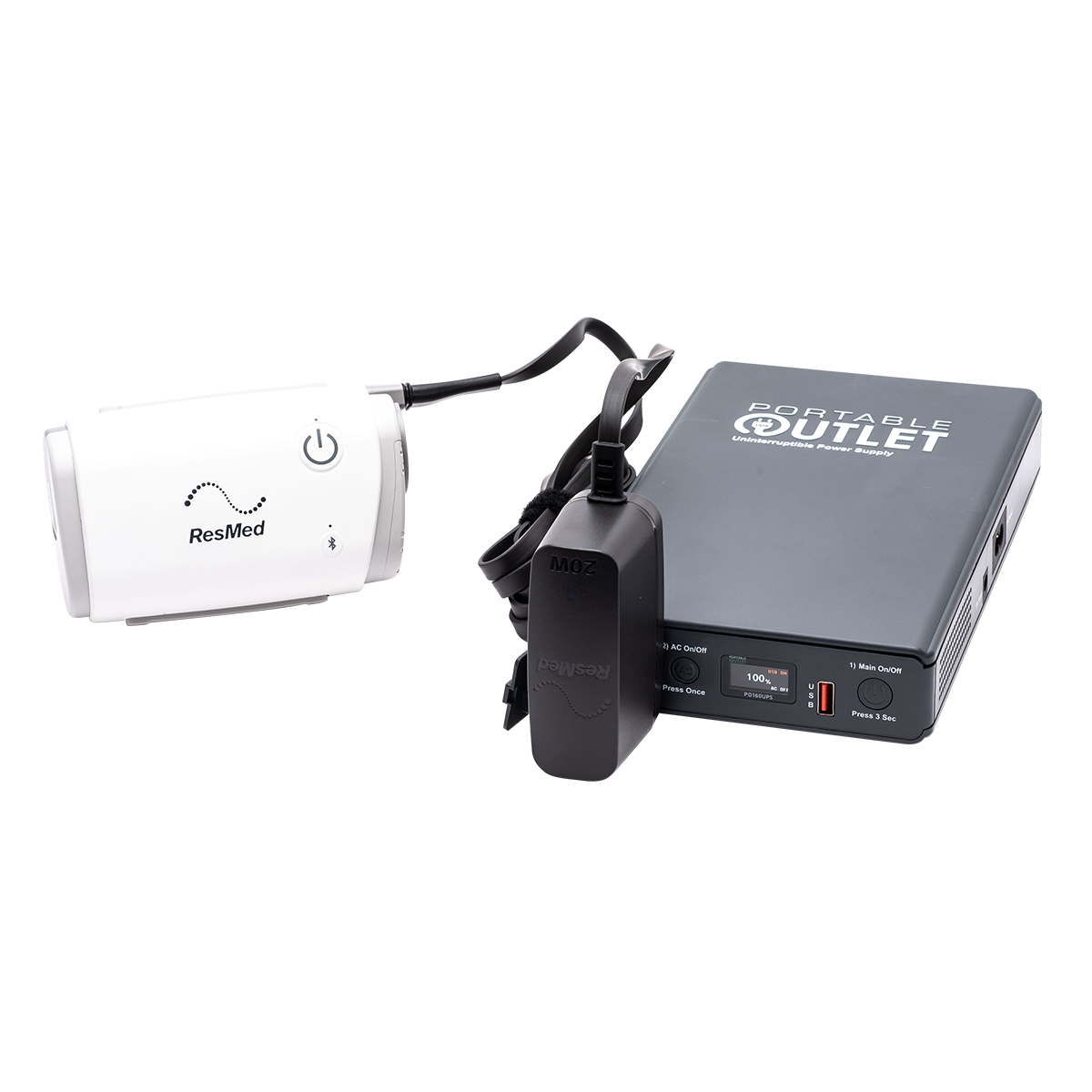 Portable Outlet CPAP Battery