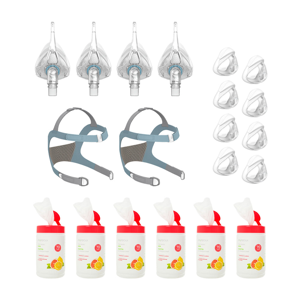 Fisher & Paykel Vitera Full Face Mask Deluxe Resupply Bundle