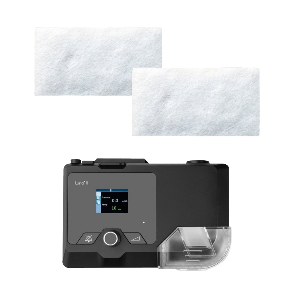 luna 2 pack filter with machine