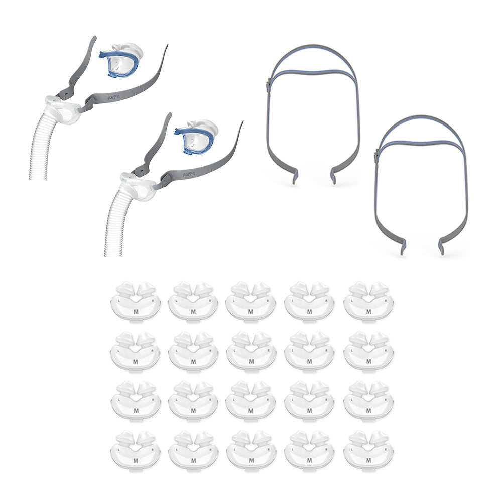 ResMed AirFit™ P10 Nasal Pillow Mask Basic Resupply Bundle