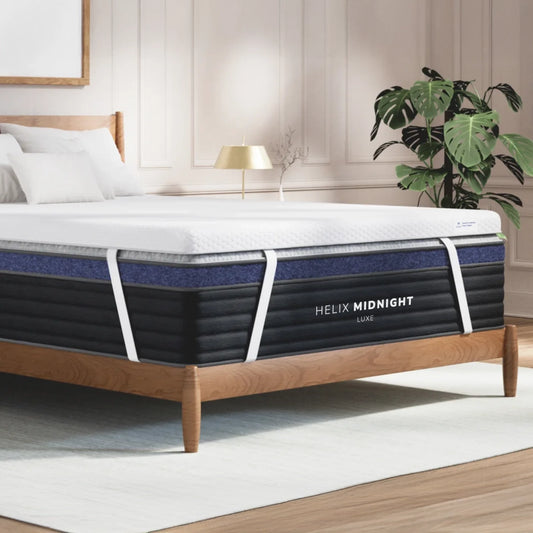 Helix Premium Memory Foam Mattress Topper With GlacioTex