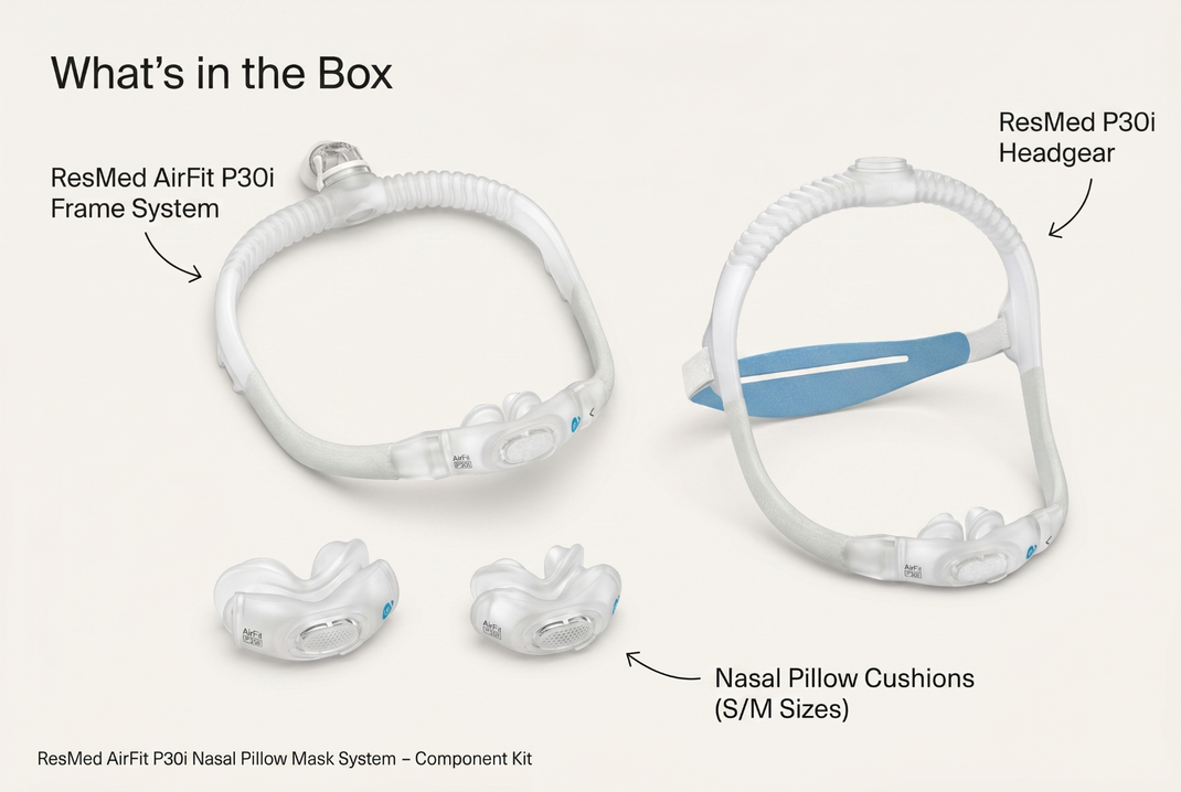 ResMed AirFit™ P30i Nasal Pillow CPAP Mask