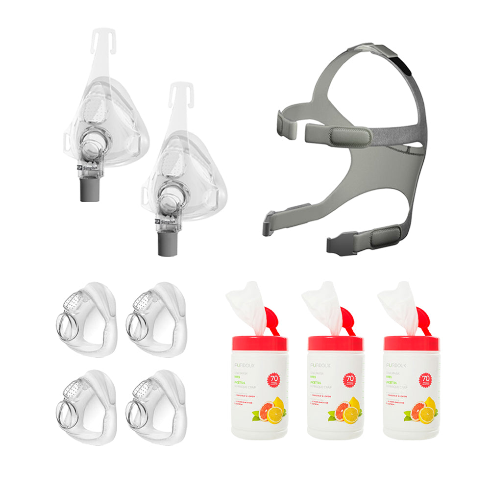 Fisher & Paykel Simplus Full Face Mask Deluxe Resupply Bundle