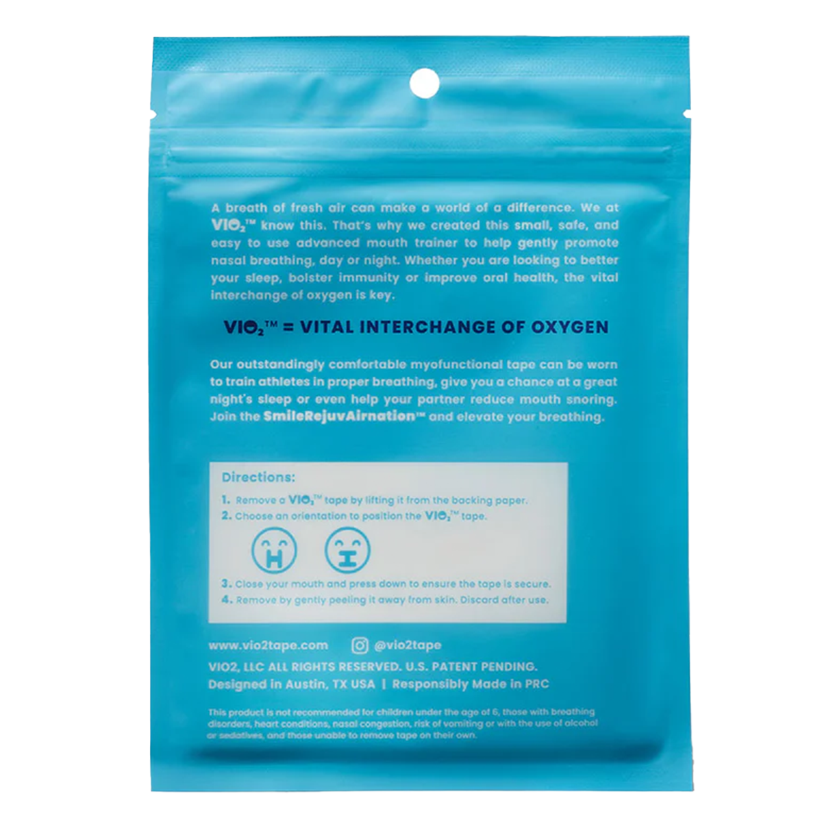 VIO2 Unscented Mouth Tape